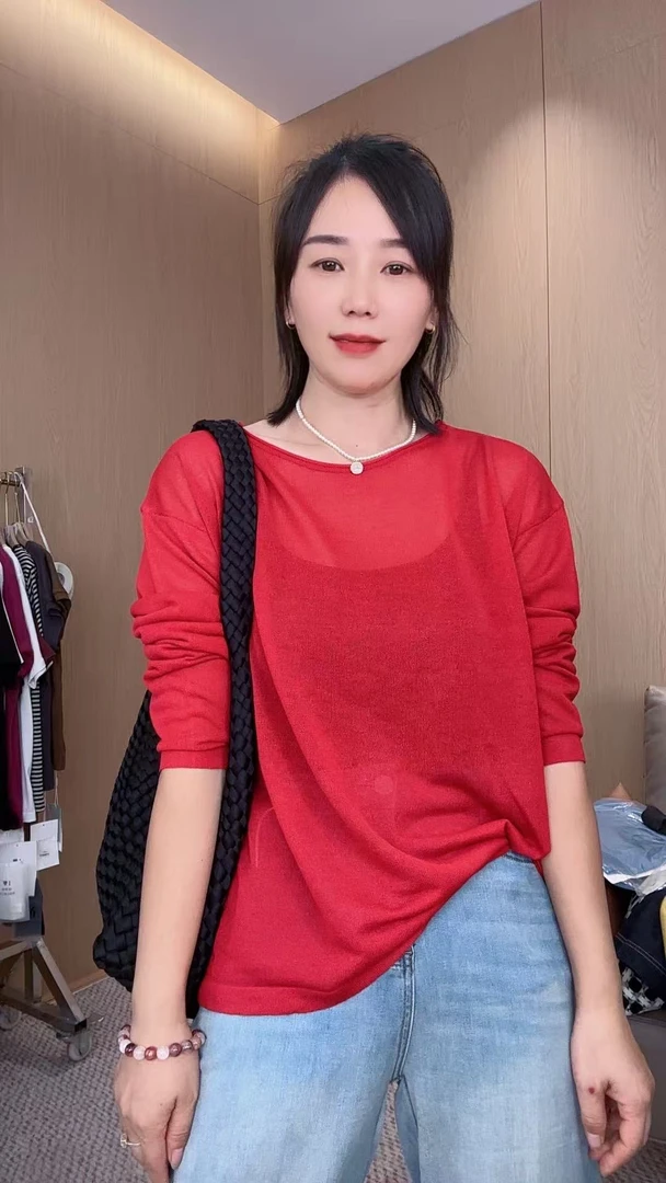 夏季休闲简约时尚百搭长袖防晒罩衫上衣 A8938