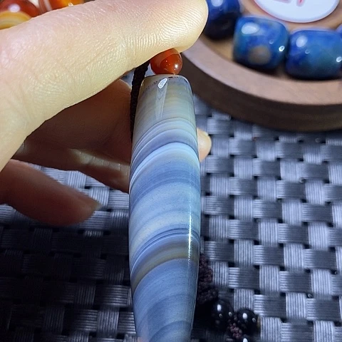 未镶嵌颈饰玛瑙/玉髓三**胖