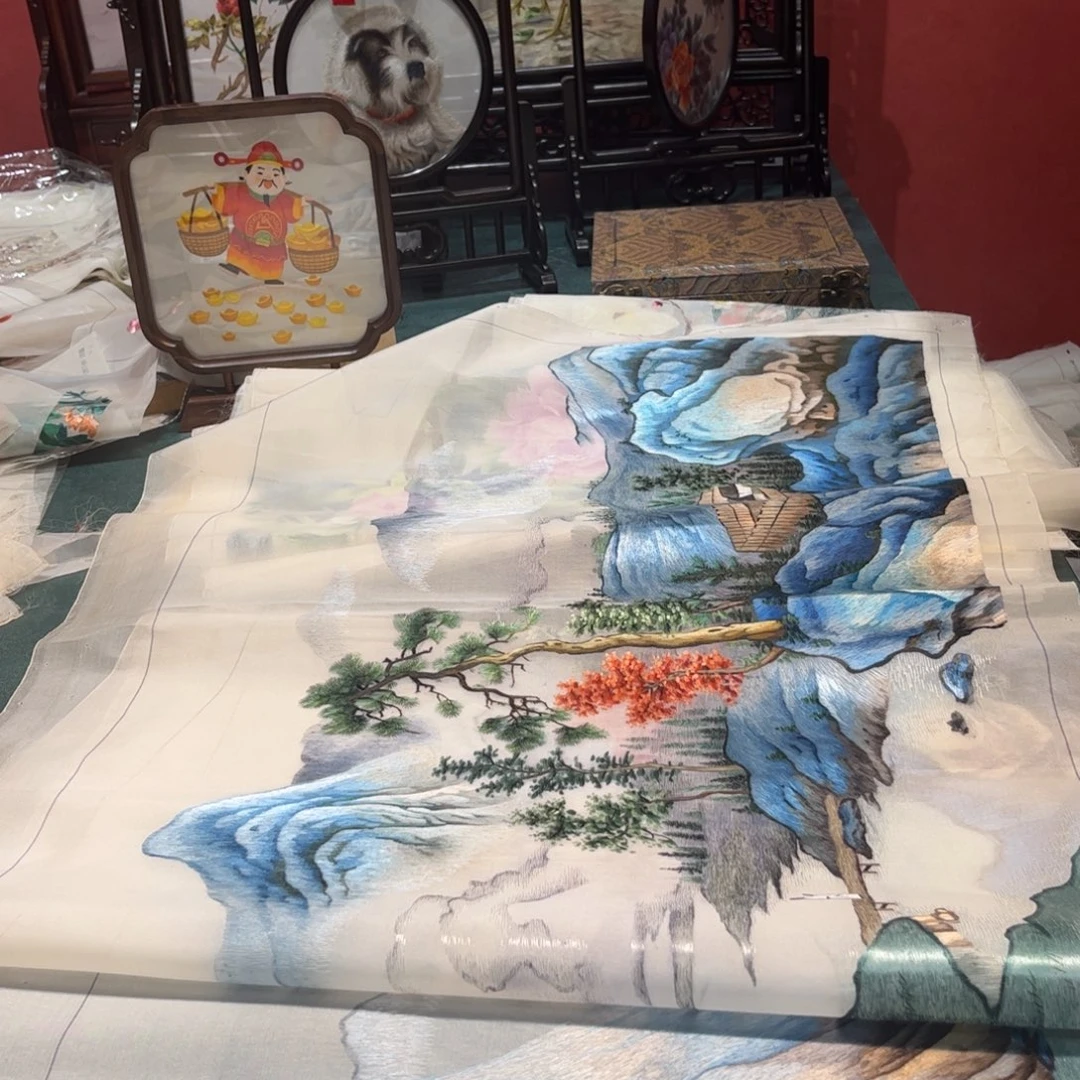 一***茶织绣纯手工打造全网最高性价比