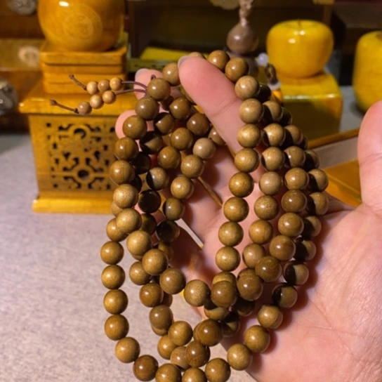 金丝楠金丝楠木小叶1.0手串