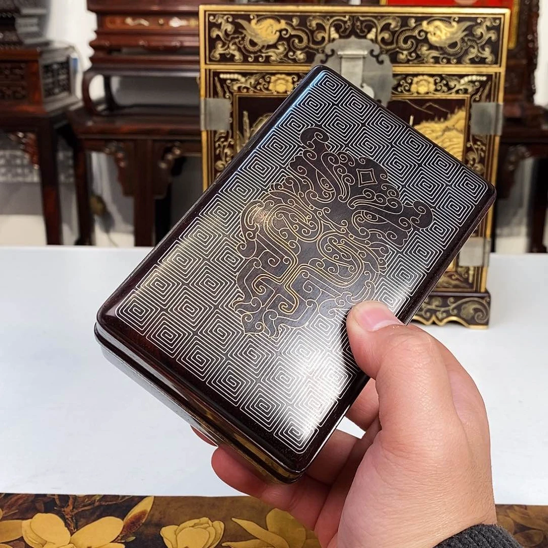 紫檀木类成套家具小叶紫檀盒子