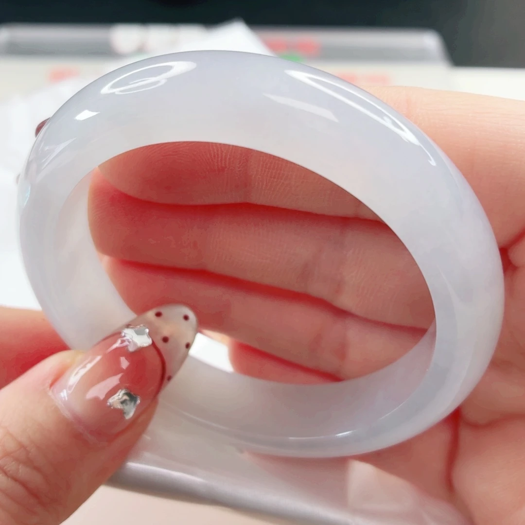 翡翠未镶嵌手镯缅甸天然A货翡翠53.5