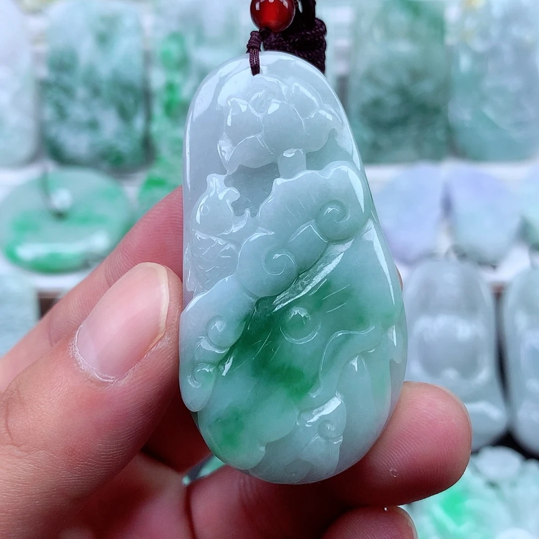 翡翠未镶嵌颈饰翡翠吊坠