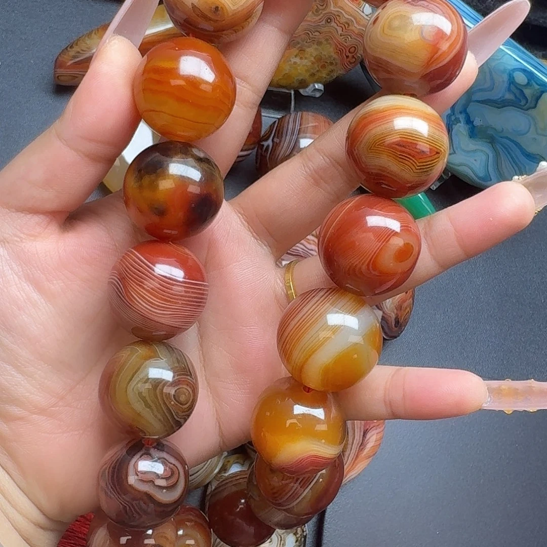 玛瑙/玉髓未镶嵌手链
