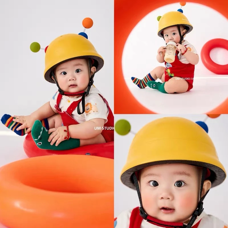 天线宝宝主题周岁宝宝摄影服装道具宝宝周岁照影楼儿童摄影