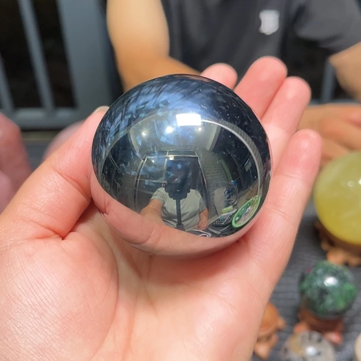 水晶珠宝半成品未镶嵌262克钛合磁球