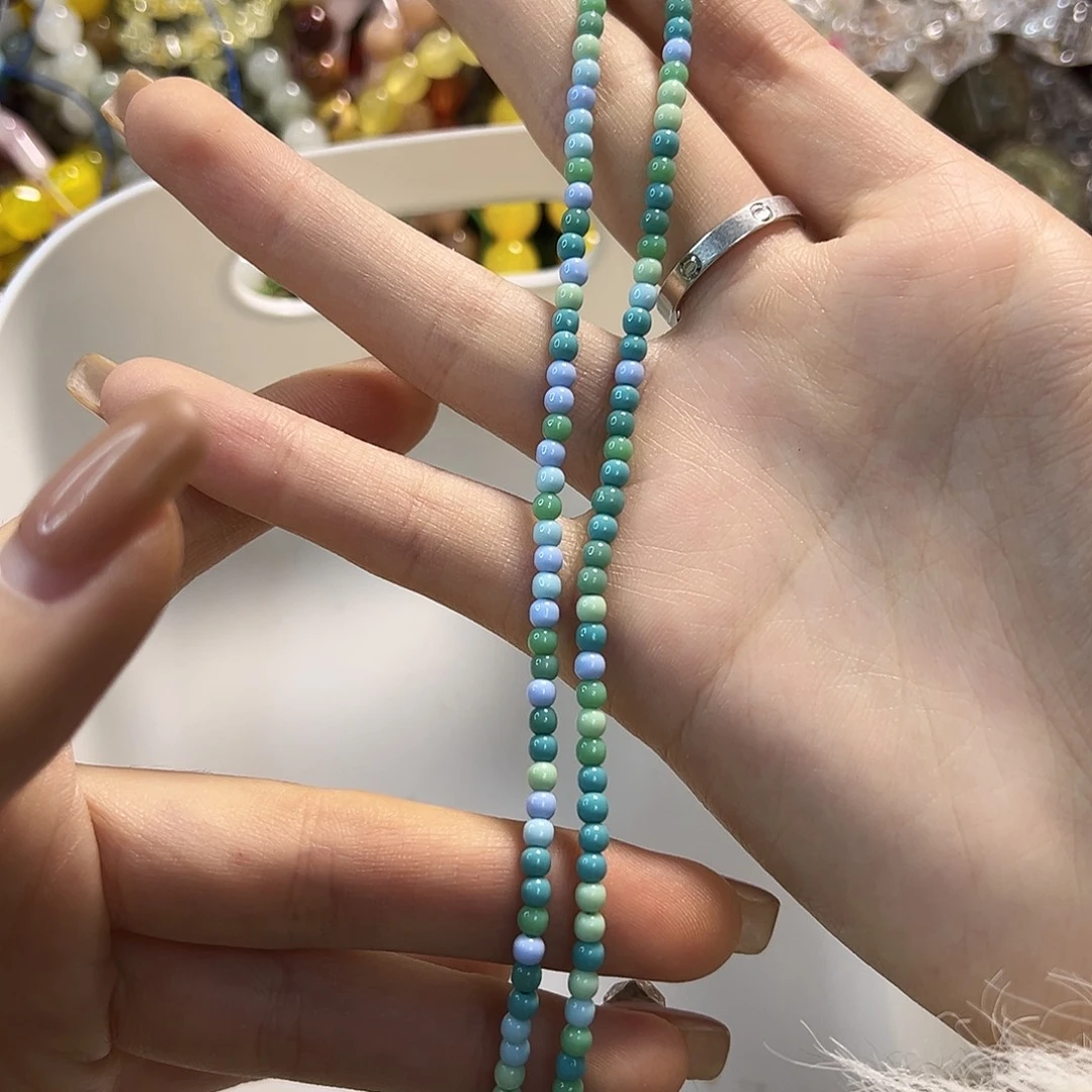 玛瑙/玉髓未镶嵌珠宝半成品彩松卡3一条