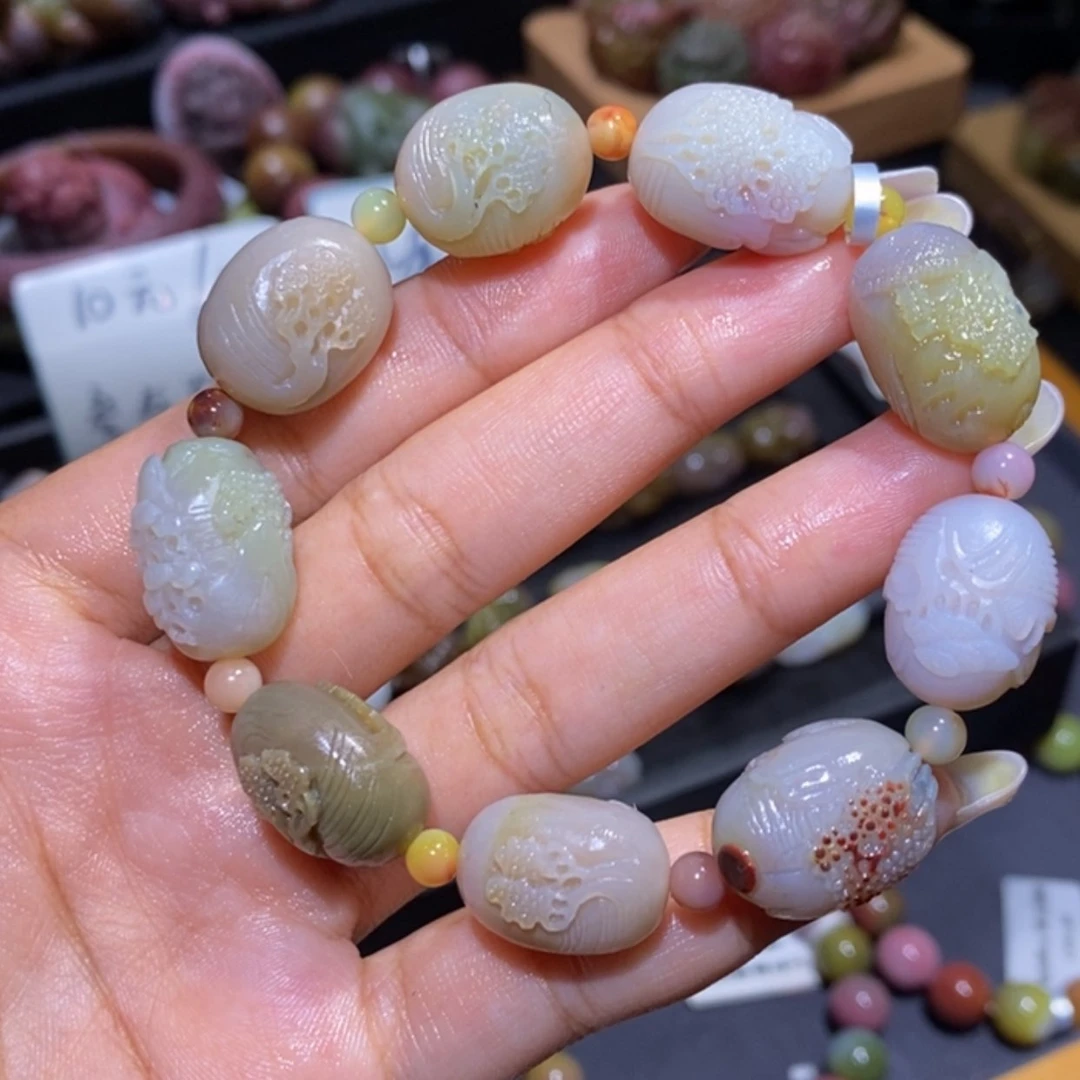 【闪购商品】未镶嵌手链玛瑙/玉髓盐源玛瑙