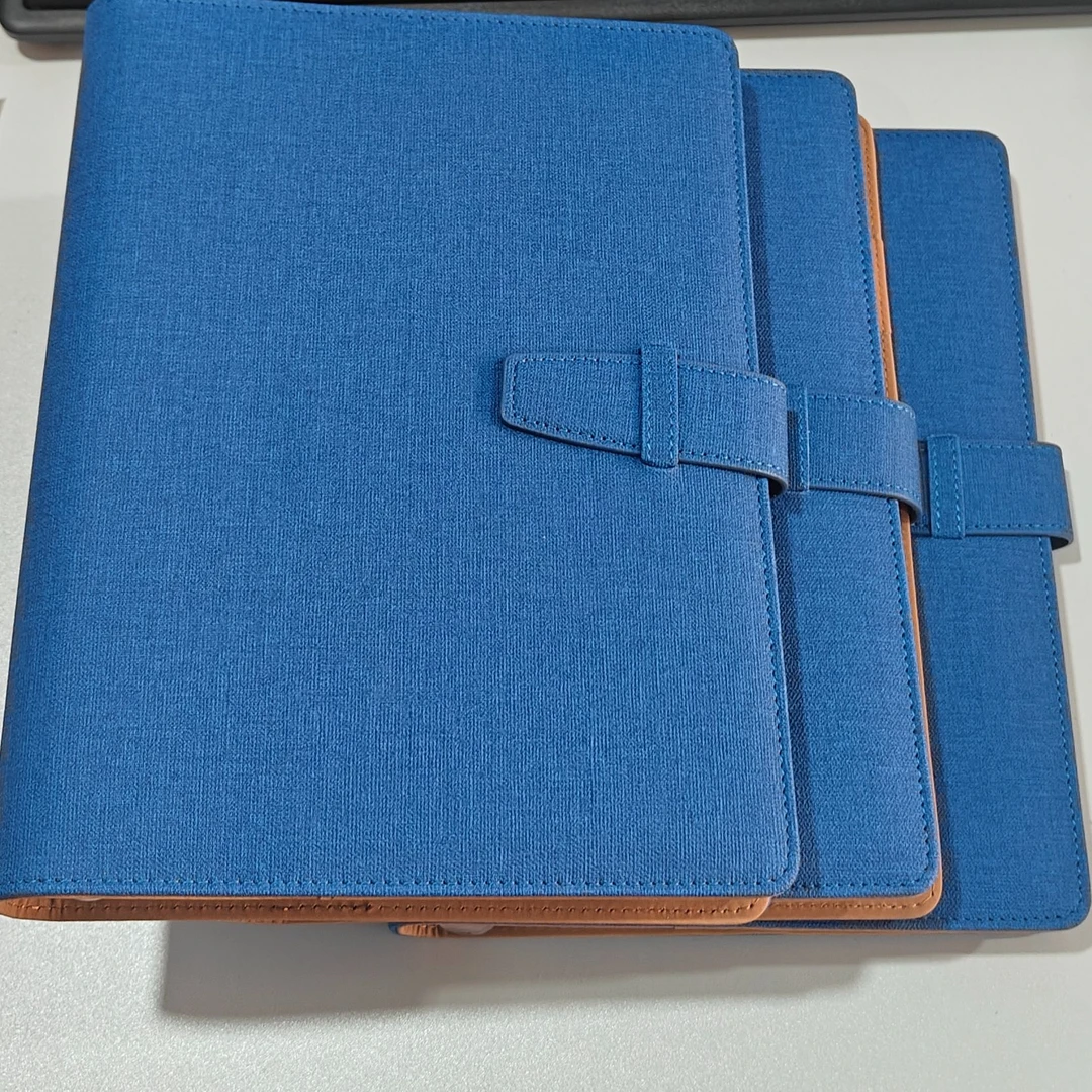 1-1 A5穿扣活页 蓝色/3本装 瑕疵 介意勿拍