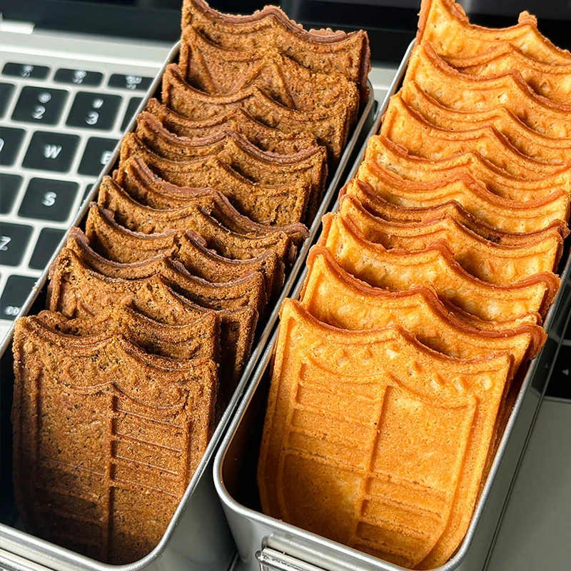 家里人都爱吃！伯爵红茶奶香芝士茶酥酥法式薄脆盾牌饼干小零食