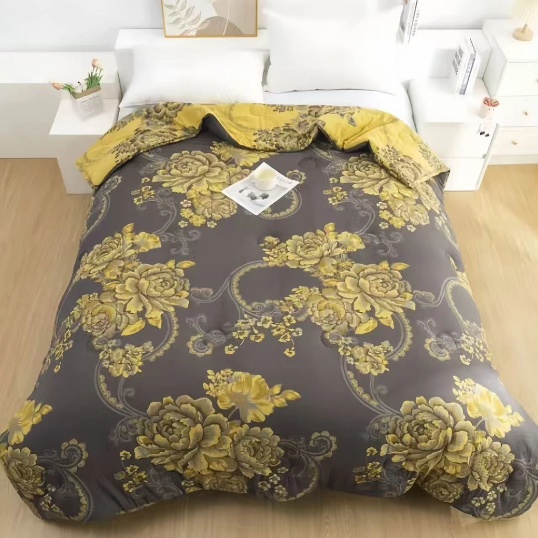 （国色天香）220cm*240cm 九斤 高端纯棉柔软保暖可机洗大豆被