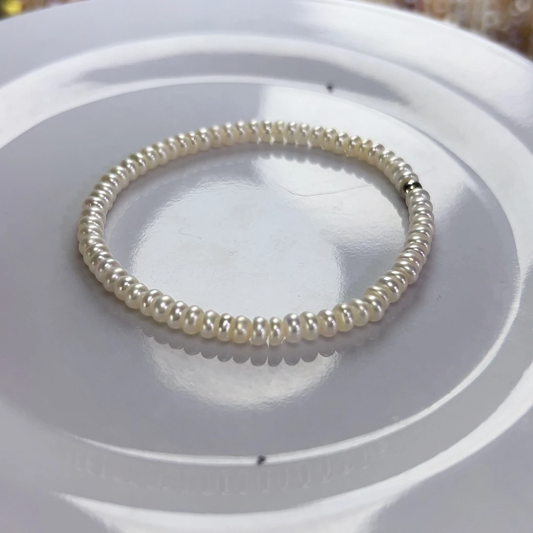 钛钢淡水珍珠手绳