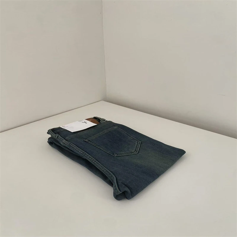 皮标牛仔裤   no.退no.换