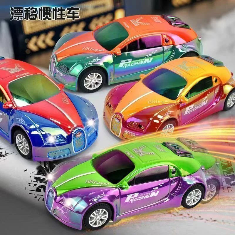 儿童惯性玩具车漂移赛车小汽车电动灯光音乐仿真男孩女孩益智礼物