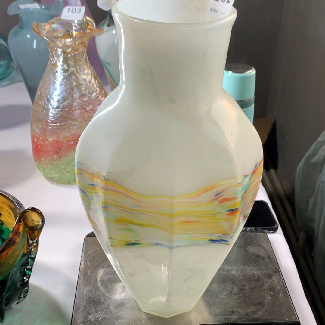 零*晳手工古法琉璃花器