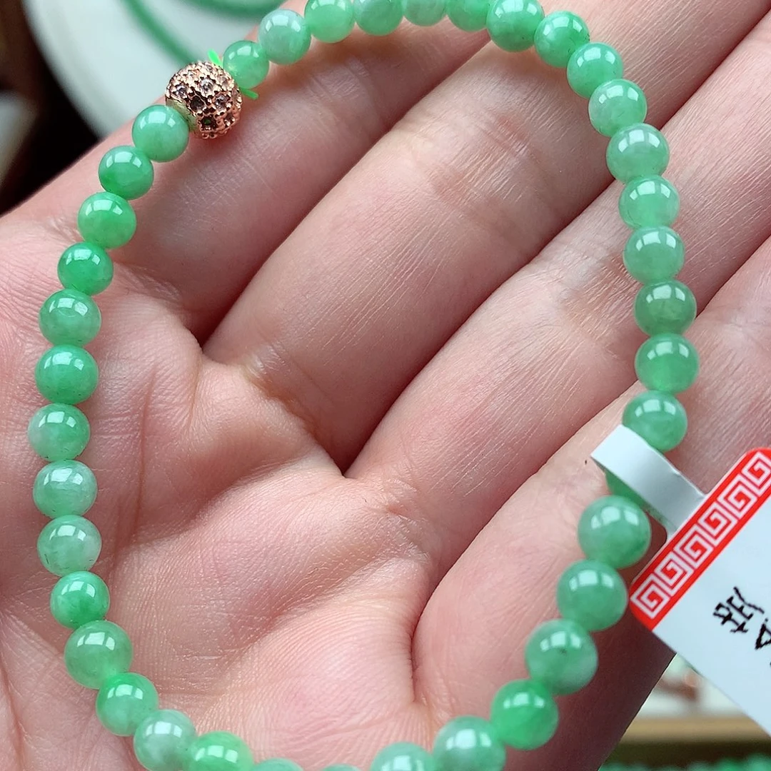 翡翠未镶嵌毛衣链翡翠