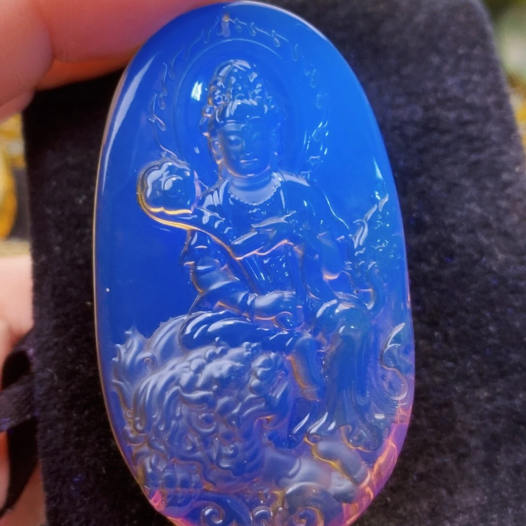 【闪购商品】蓝珀吊坠(不含链)未镶嵌