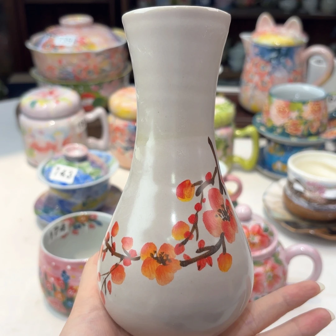 景德镇手绘高温釉下彩陶瓷茶具