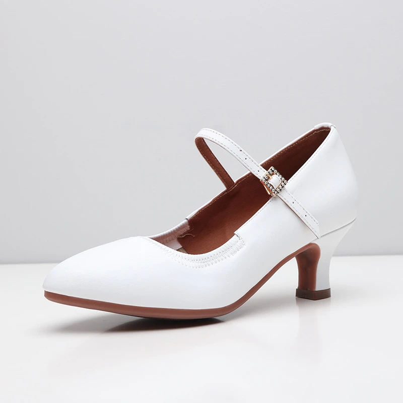 新款拉丁舞鞋女士国标摩登舞双人交谊舞吉特巴软底广场舞蹈鞋