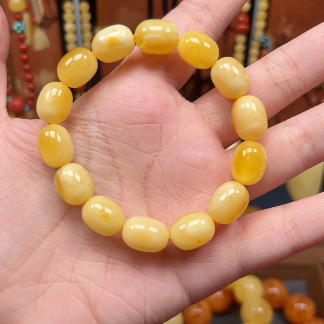 蜜蜡未镶嵌吊坠(赠链)