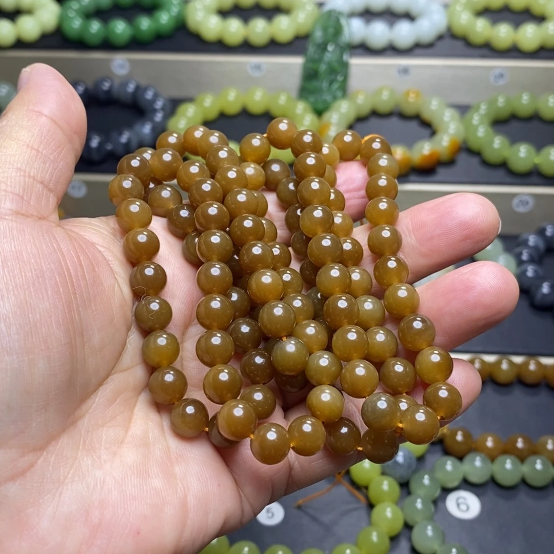 和田玉未镶嵌手串