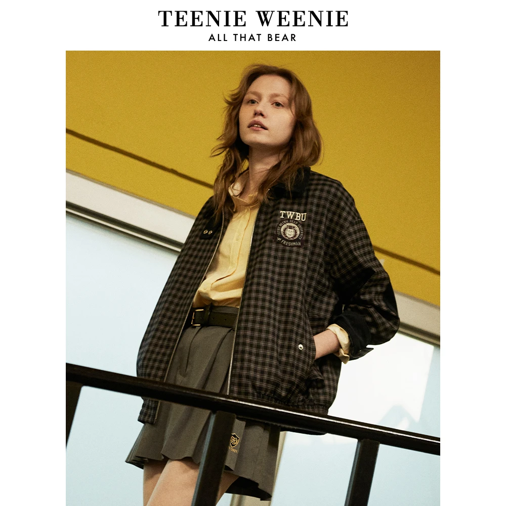 【达人专属】TeenieWeenie小熊24年宽松外套美拉德女装TTJJ245204N