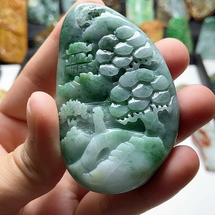 翡翠未镶嵌颈饰翡翠a货