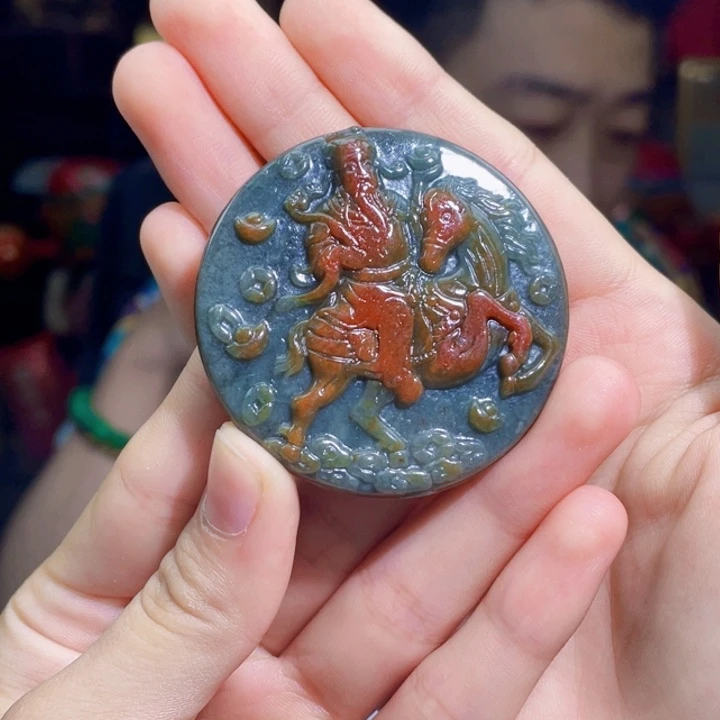 翡翠未镶嵌吊坠(不含链)A82