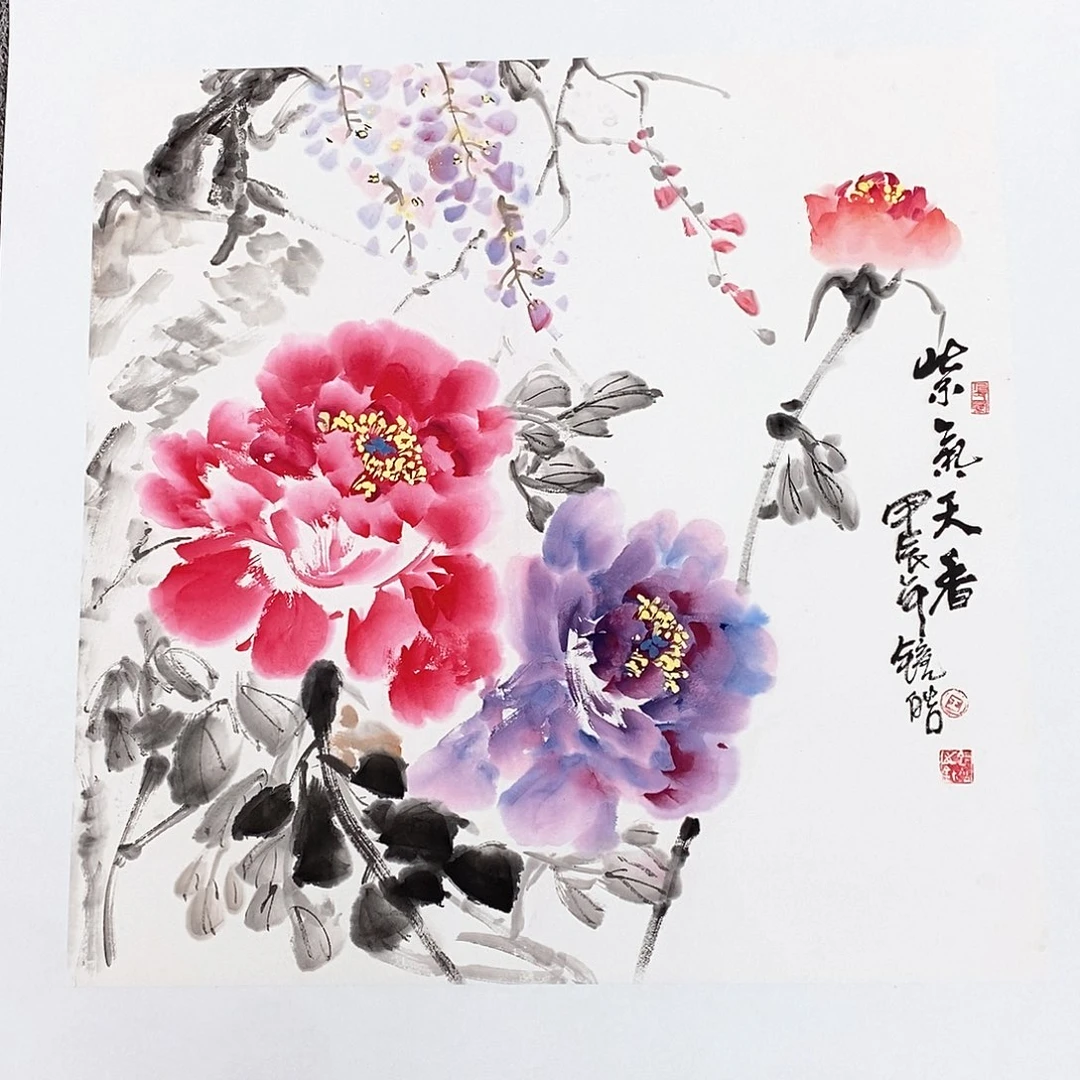 国画王镜皓四尺斗方精品佳作