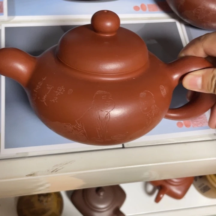 花***生紫砂茶壶宜兴紫砂壶