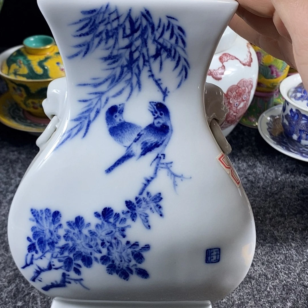 手工手绘陶瓷摆件工艺品