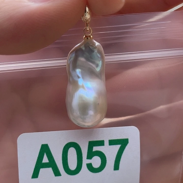 未镶嵌天然珍珠。  漏 漏 漏淡水珍珠