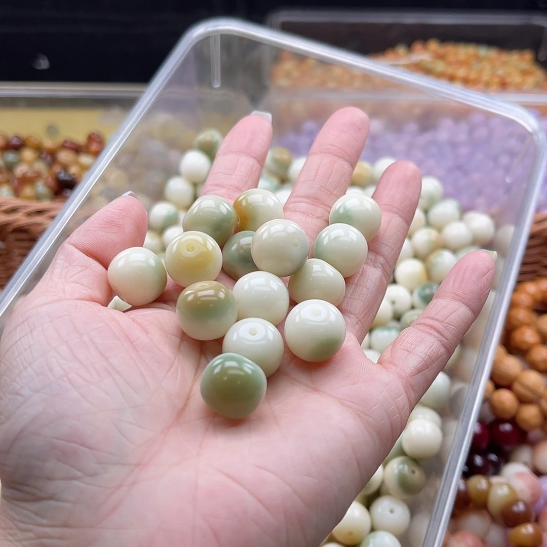 白玉菩提吊坠Wq/14mm/22颗