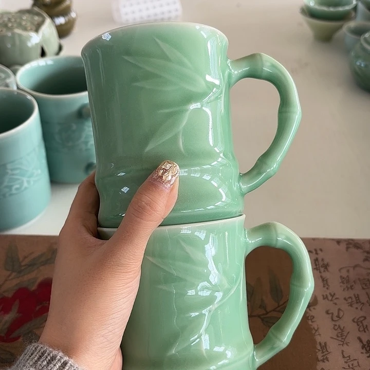 龙泉云间青瓷小米茶器