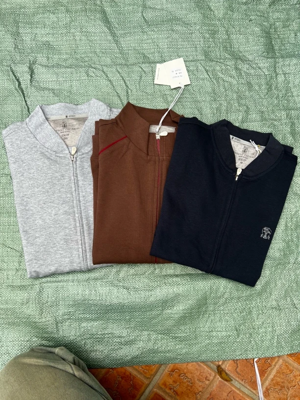 三色老钱风简洁外套（没有帽子）