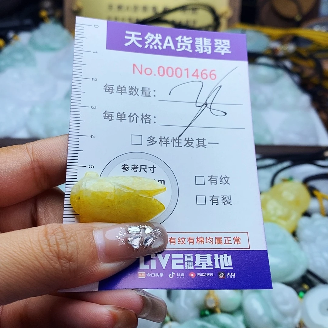 翡翠未镶嵌毛衣链1466