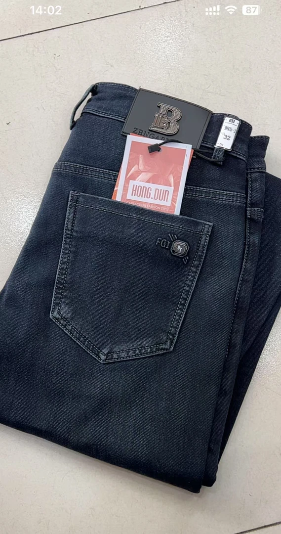 （蓝色）男式休闲牛仔裤9603