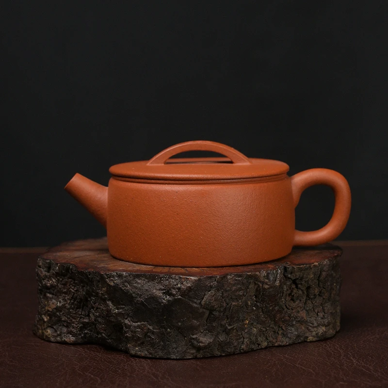 红手制红泥汉瓦150cc容量 小容量实用器茶壶茶具