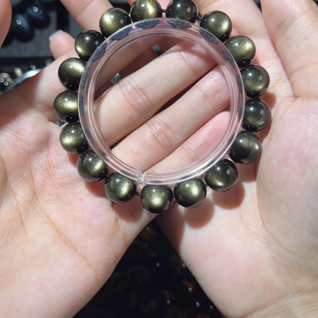 木变石手链未镶嵌简*金耀石12咪加普贤