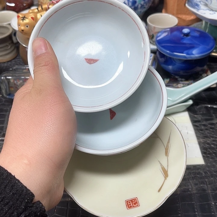 瓷片啾啾日瓷中古陶瓷工艺品