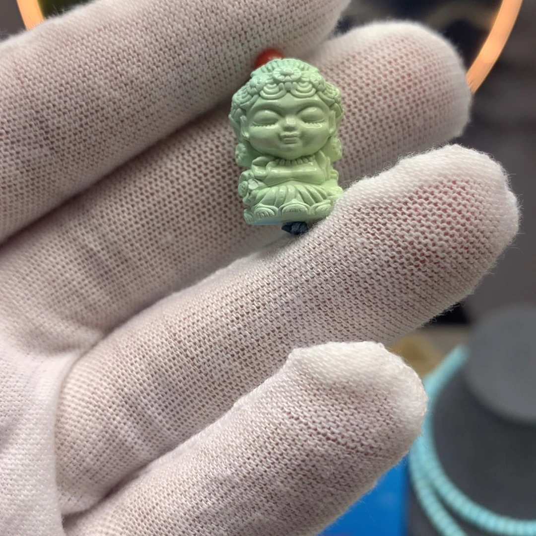 绿松石挂件未镶嵌