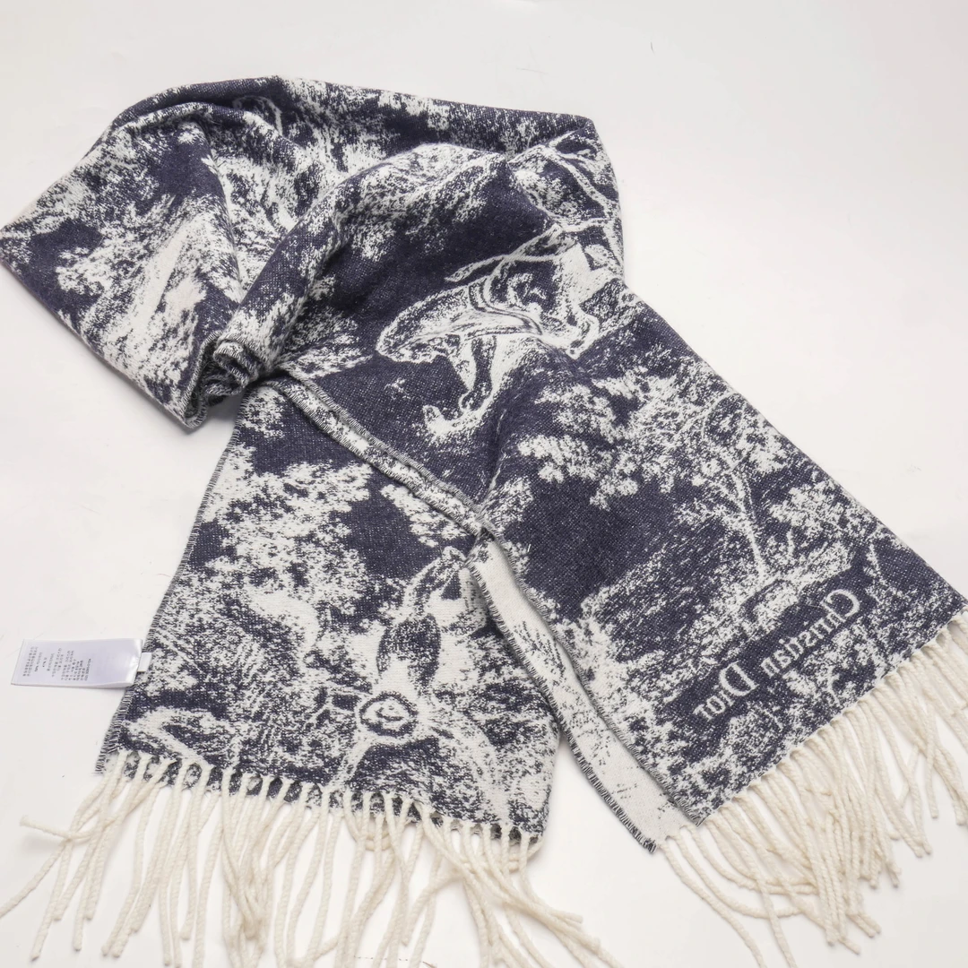 99新 DIOR/迪奥 /动物园系列围巾/98新