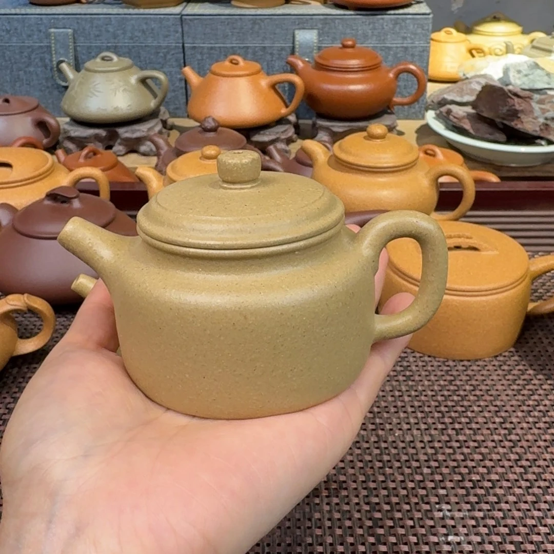 本山绿泥茶壶梨皮150毫升左右