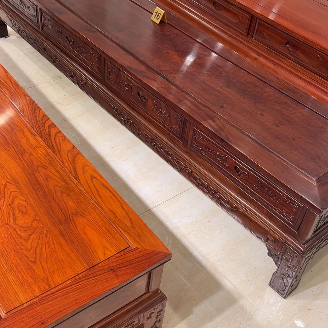 登***7柜类家具黑酸枝木类非洲酸枝木电视柜