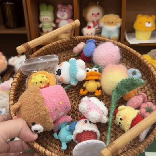 纯手工钩针小物挂件