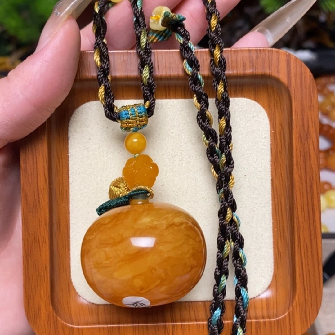 【闪购商品】蜜蜡颈饰未镶嵌项链