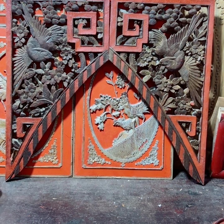 旻***线木木雕工艺品摆件