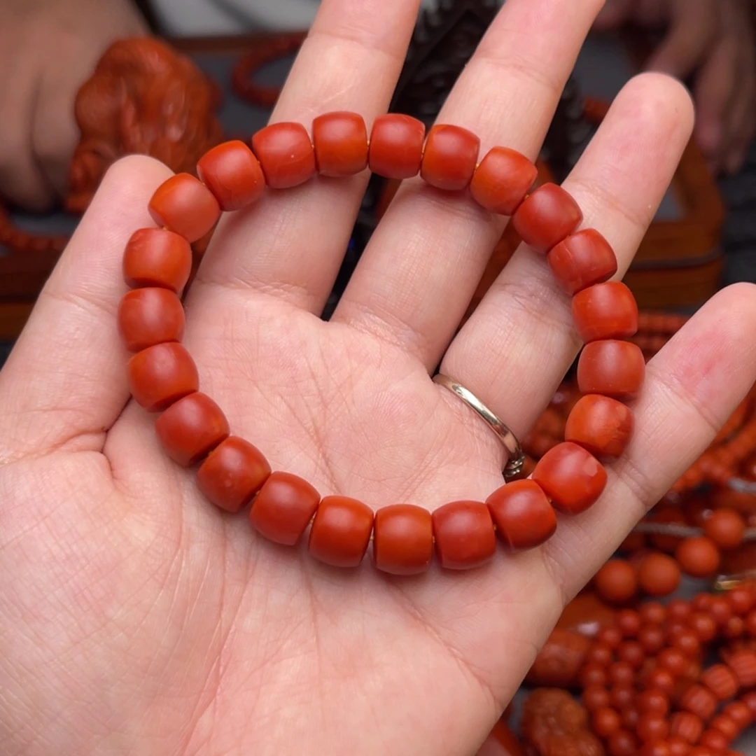 南红玛瑙卡10尺寸未镶嵌