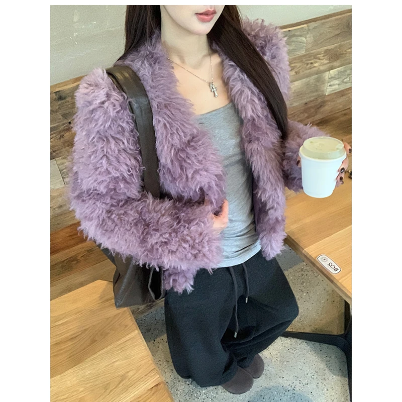 【温柔内核毛毛外套】冬季慵懒气质时尚高级感HD毛毛外套254A4549