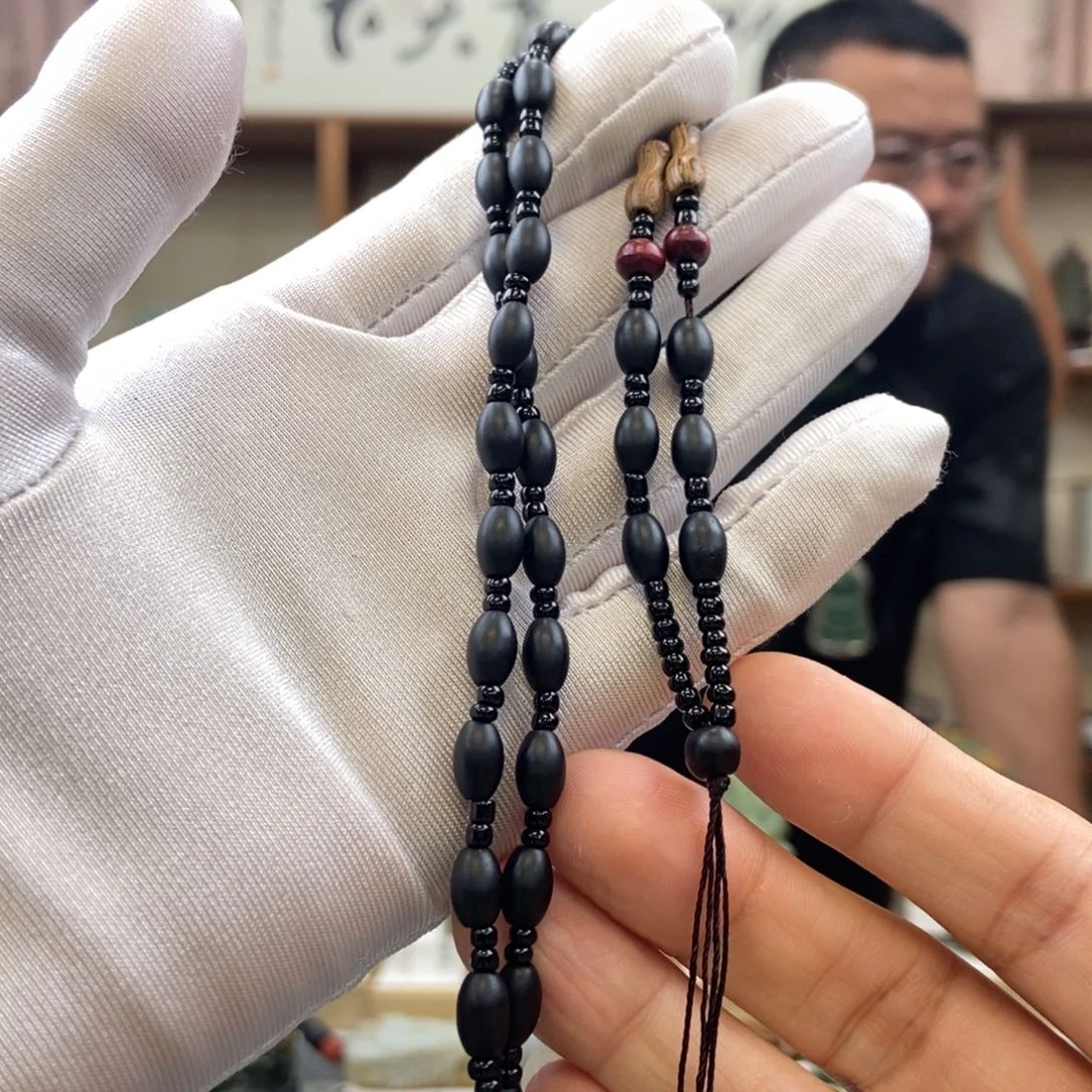 黑曜岩未镶嵌颈饰